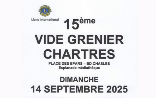 Vide Grenier du Lions Club Chartres Doyen