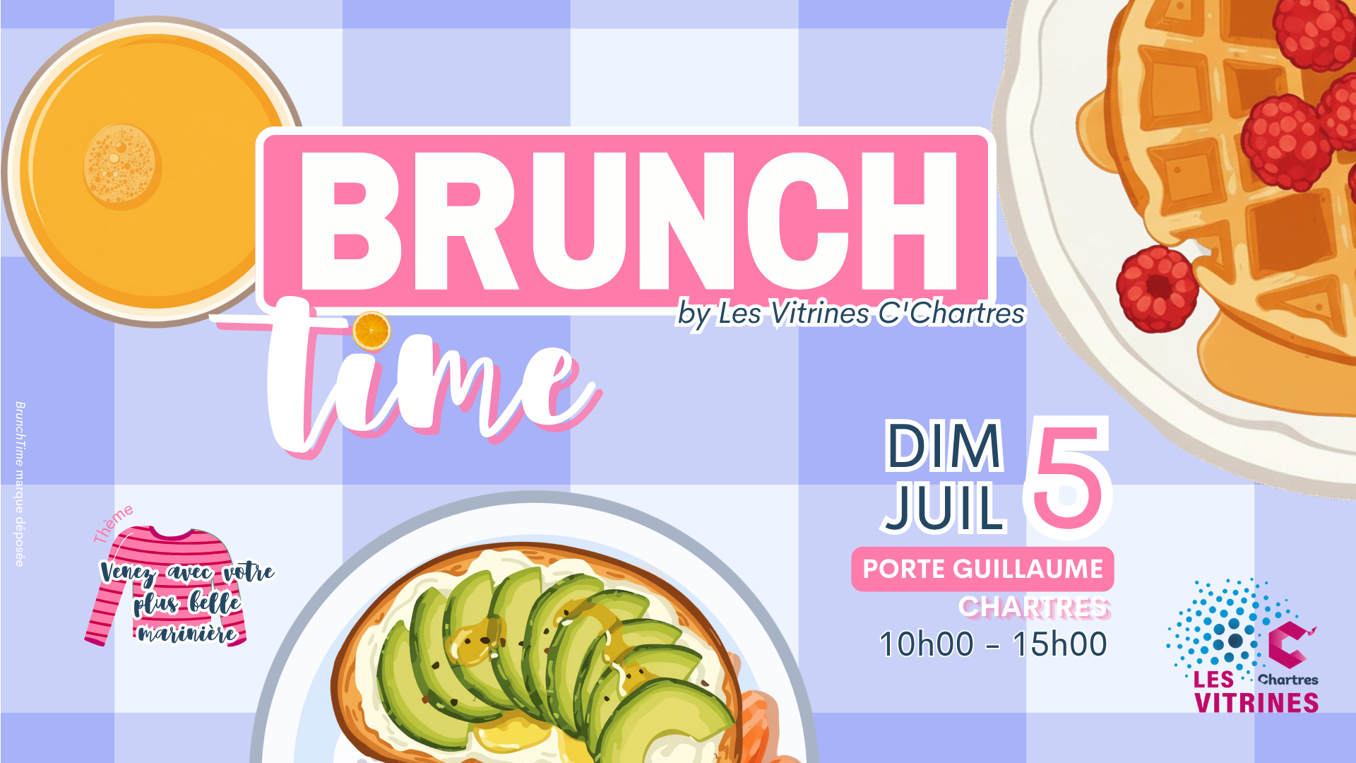 BrunchTime porte Guillaume by Les Vitrines C'Chartres 