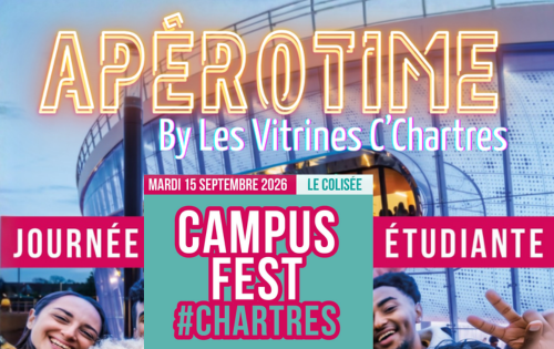 L’ApéroTime by Les Vitrines C’Chartres s’invite au Campus Fest !