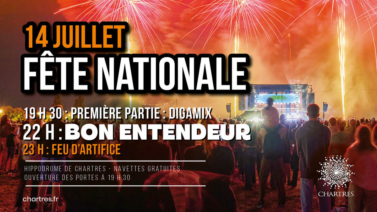 14 juillet à Chartres 