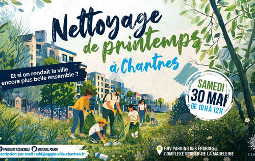 Nettoyage de printemps à Chartres