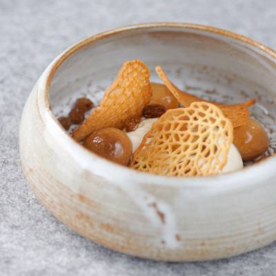 Baba au rhum crème diplomate vanille