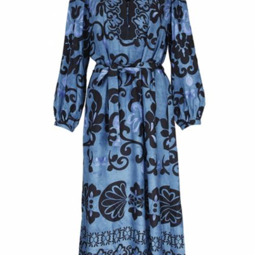 ROBE BLEU IMPRIMER