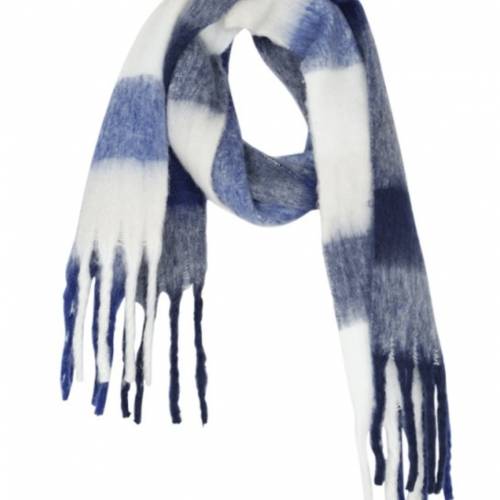 Grosse ECHARPE bleu