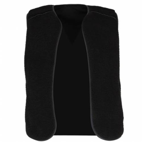 GILET BOUCLETTE NOIR