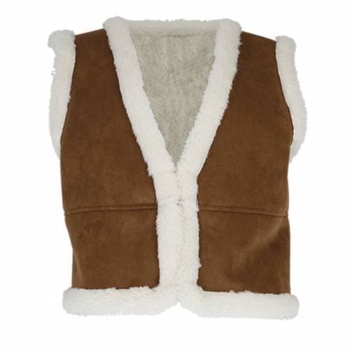 GILET FAUSSE PEAU DE MOUTON