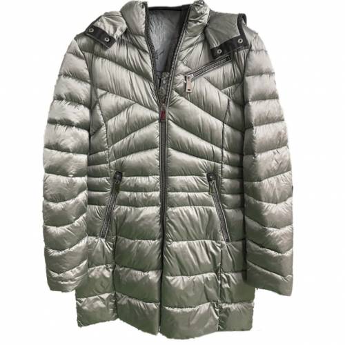 Parka gris brillant