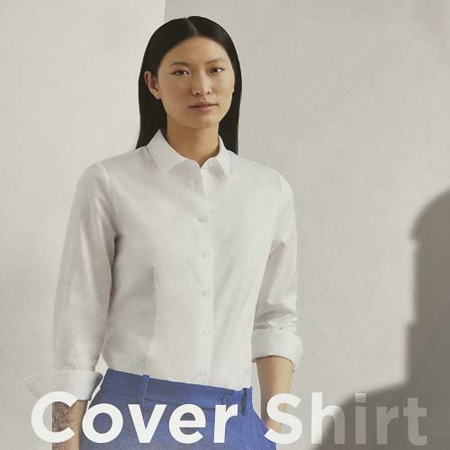 Chemisier ETERNA BLANC OU BLEU CIEL