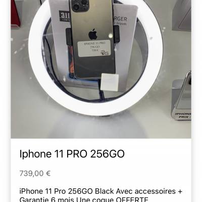 IPhone 11 pro 256 GO
