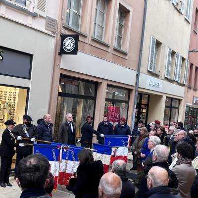 Inauguration par la municipalité de la plaque commémorative du général Marceau,