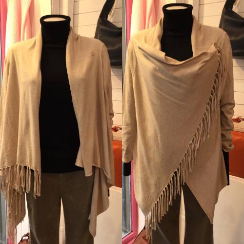 Gilet beige femme