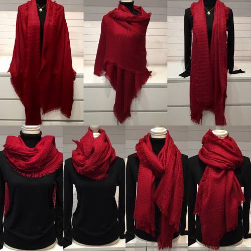 Écharpe étole laine