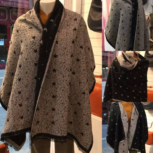 Étole étoile deux faces