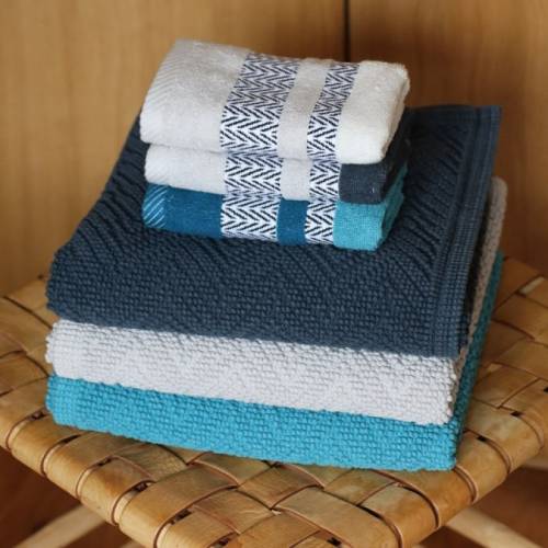 Serviette invité Gris Beaumanoir