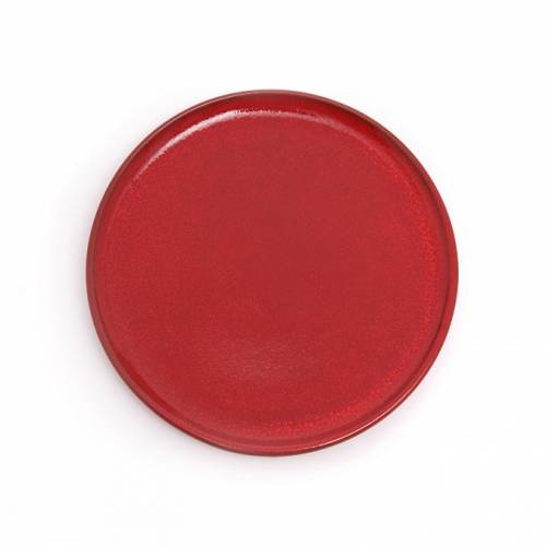 Assiette à dessert Rouge Mauleon Rouge feu