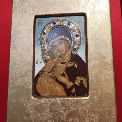 Icône traditionnelle - Dorures et émaux