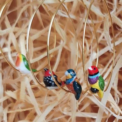 Boucles d'oreilles Porcelaine