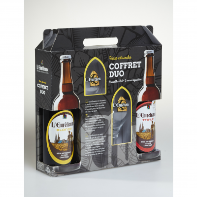 Coffret Duo - 2 bouteilles 75cl + 2 verres