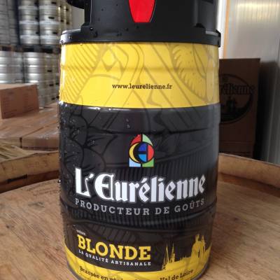 Bière blonde 5L en mini fût autonome