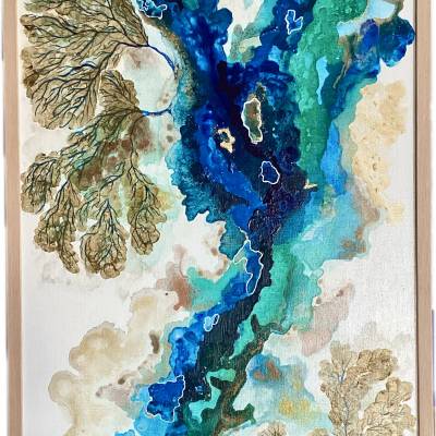 Corail  Orange 70x70cm