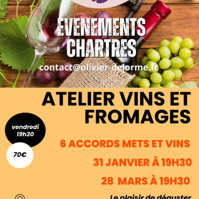 Soirée dégustation vins et fromages