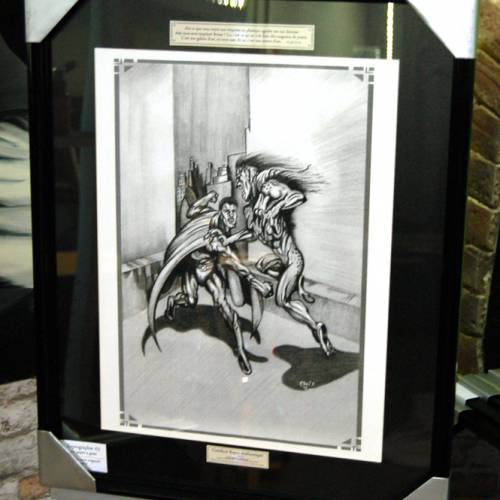 Incassable - A3 - REPRODUCTION sous cadre de mon dessin.